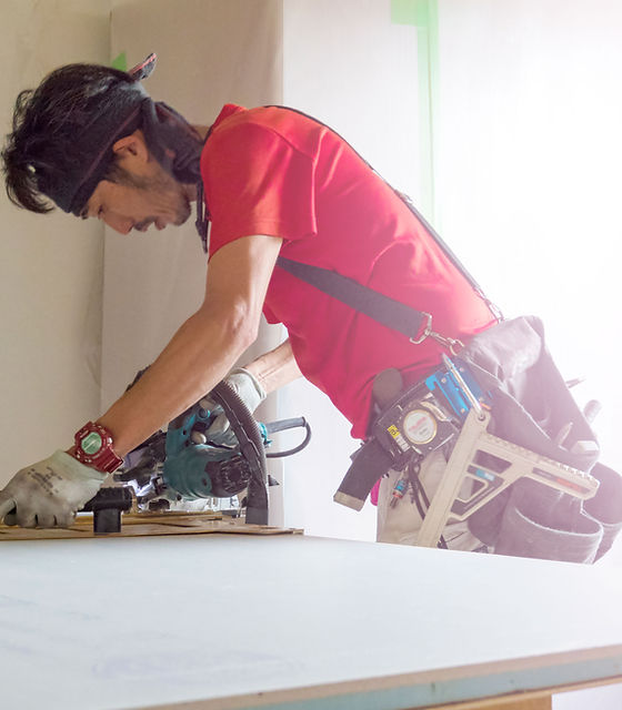 Trabajo de carpintería y construcción